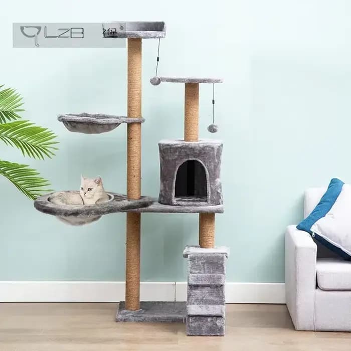 Mir en Peluche Chaud et Confortable pour Chat