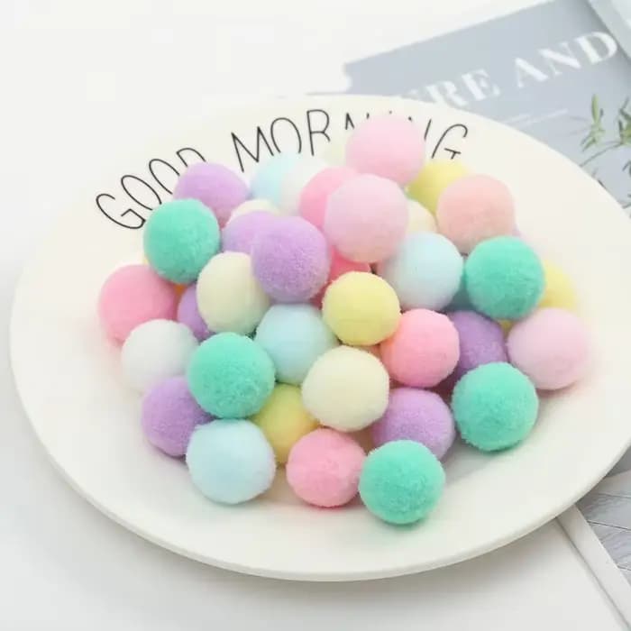 Boules de Pompon 8mm 10mm 15mm 20mm 25mm 30mm