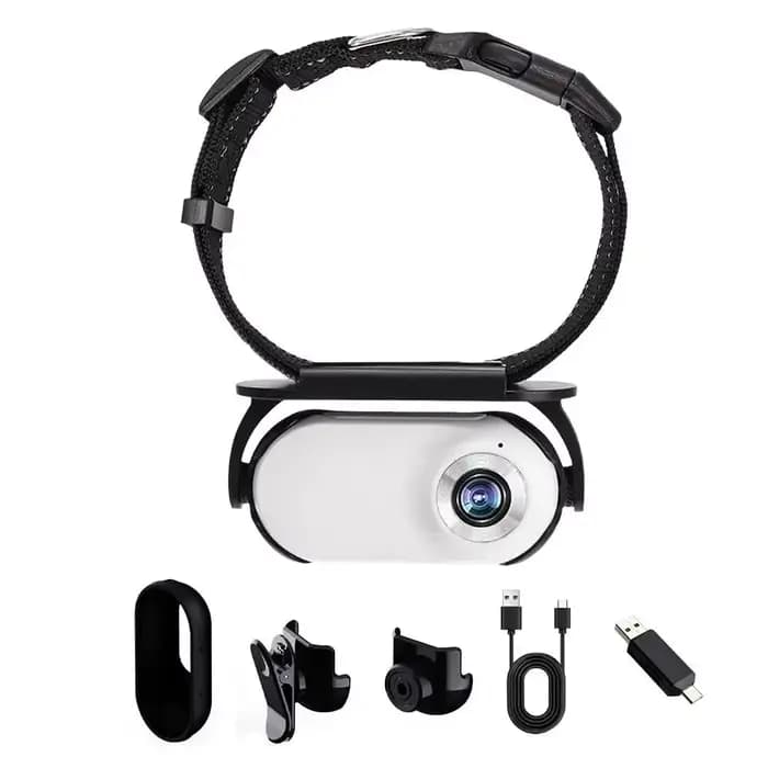 Caméra pour animaux de compagnie à rotation 360°