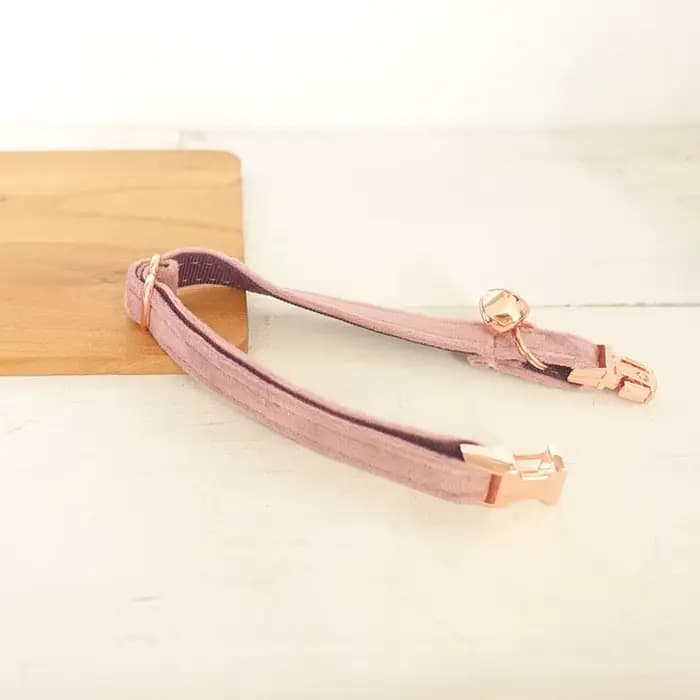 Collier de chat en velours personnalisé