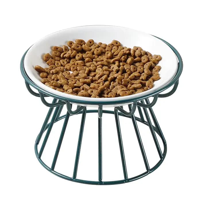 Bol pour chat support métallique bol de levage