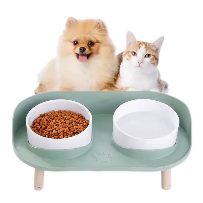 Double bol de sécurité pour chat