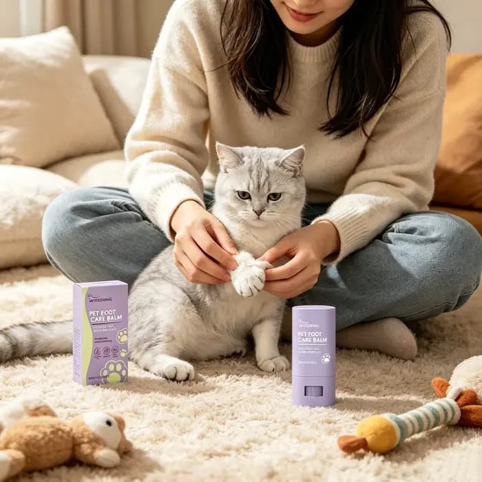 Crème pour pattes d'animaux