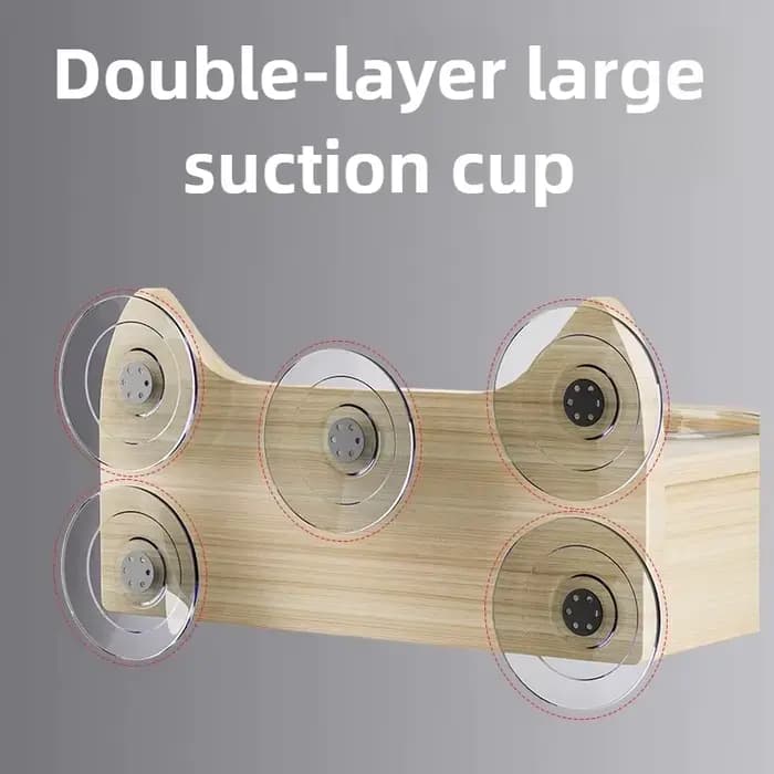 Grattoirs pour animaux de compagnie Xyloid, ventouse murale, cadre d'escalade pour chat, fenêtre en verre, panier de accent de chat, lit, produits, meubles de bloc gratuits