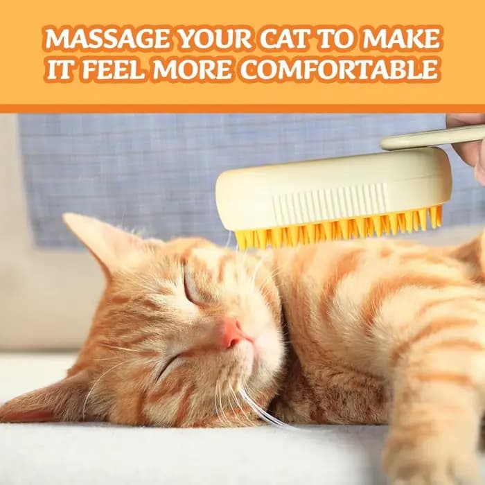 Brosse vapeur pour chat