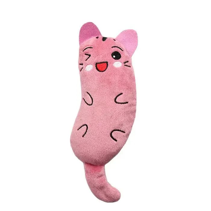 Jouet drôle en peluche brodé d'herbe à chat pour chat