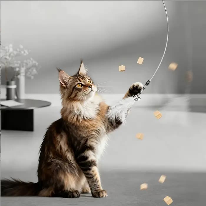 Jouet interactif pour chat