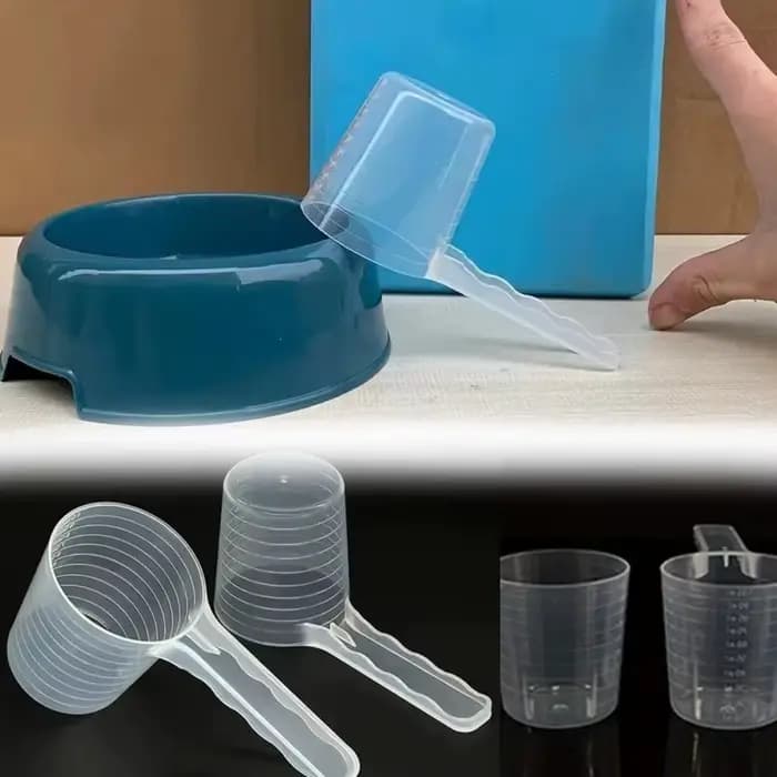 Mini cuillère doseuse pour aliments pour animaux de compagnie de 100 ml