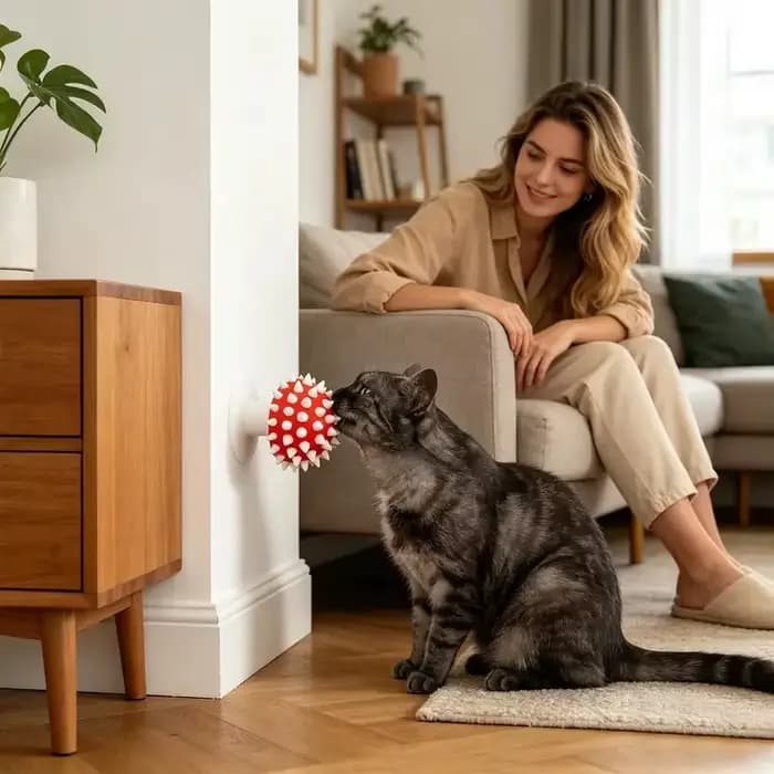 Brosse de toilettage pour chat