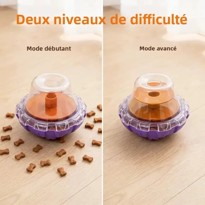 Jouet interactif pour animaux de compagnie : Distributeur de nourriture amusant pour chiens et chats