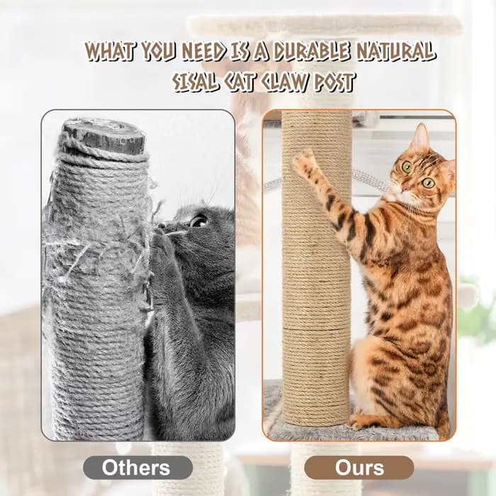 Poteau à gratter de remplacement pour chat