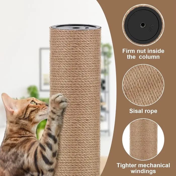 Poteau à gratter pour arbre à chat