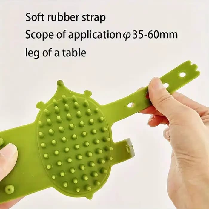 Grattoir à chat en silicone avec poils flexibles