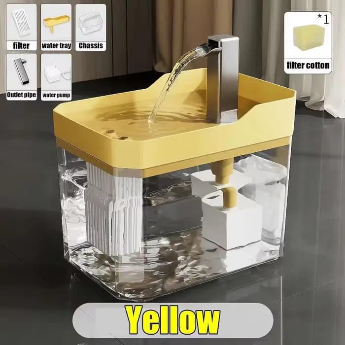 Fontaine à eau pour chat avec filtre automatique