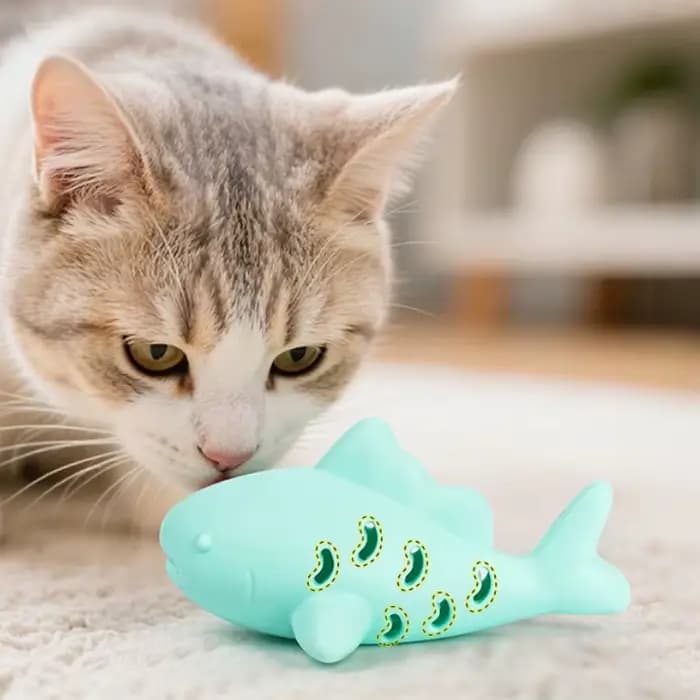 Jouet à mâcher interactif pour chat