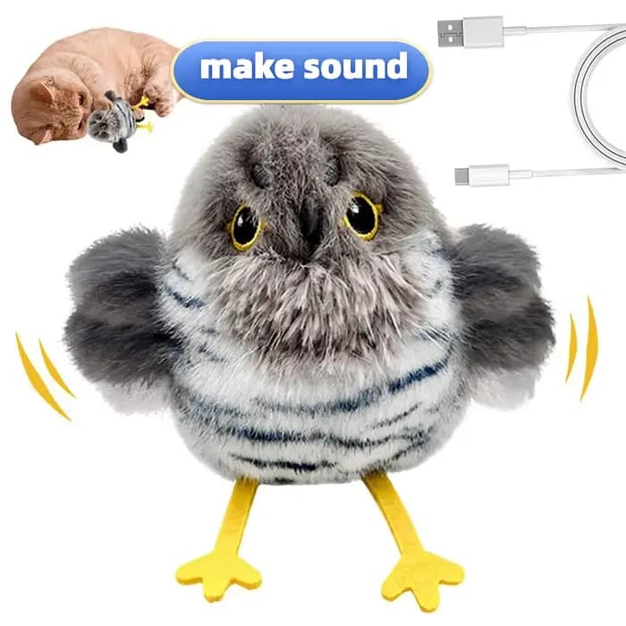 Jouet pour chat à battement oiseau 2026 jouets interactifs pour oiseaux volants