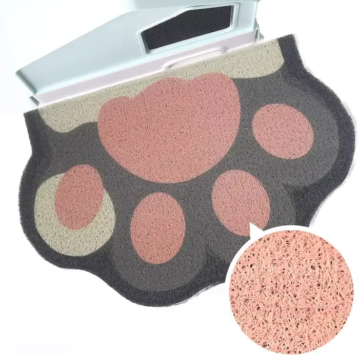 Tapis de litière pour chat mignon
