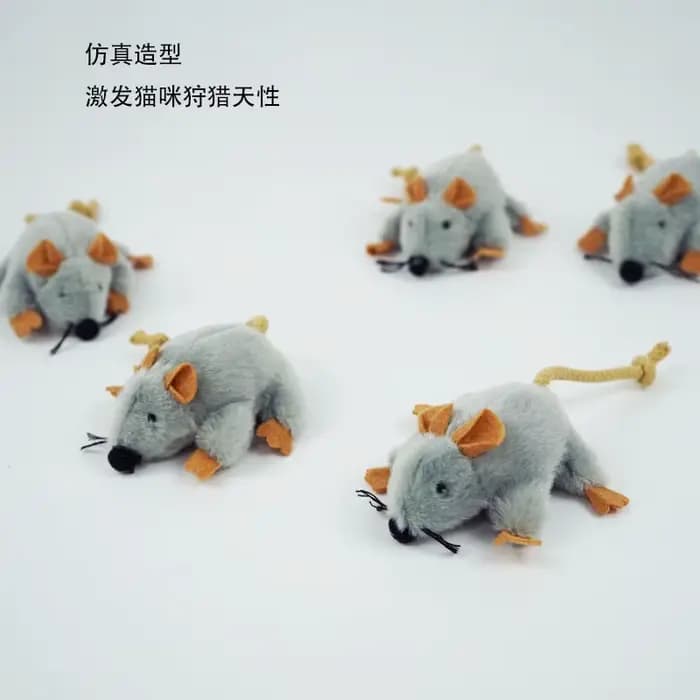 Jouets pour chats, souris en peluche mignonnes, jouets interactifs pour chats, accessoires pour chatons, herbe à chat
