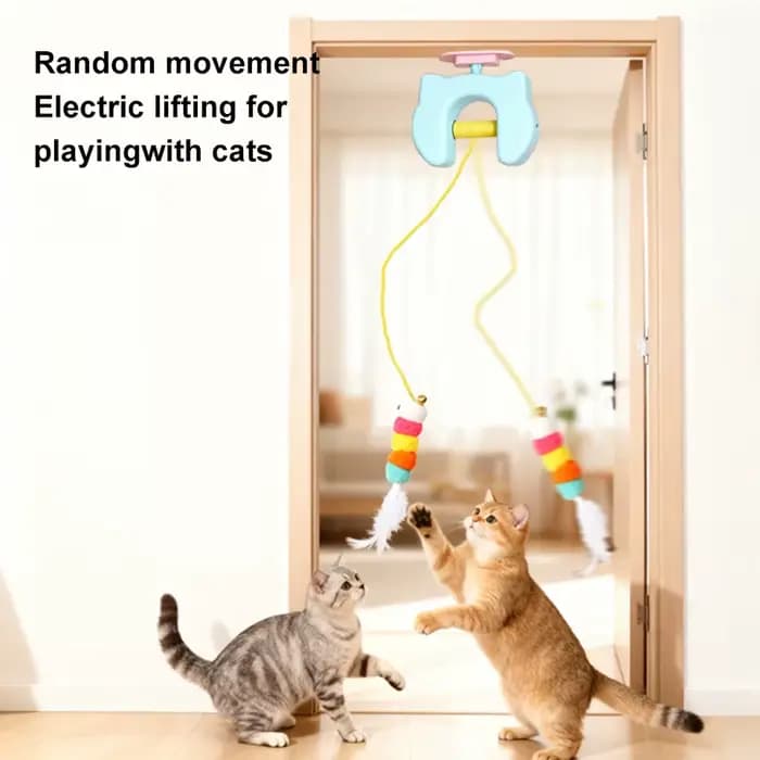 Nouveau Type de jouet électrique pour chat avec 2 cordes