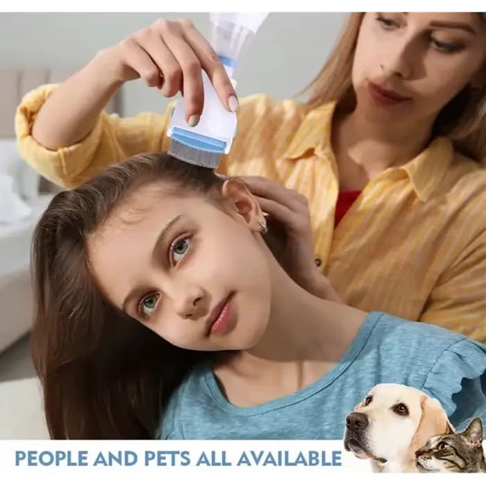 Brosse Électrique Anti Poux pour Animaux de Compagnie
