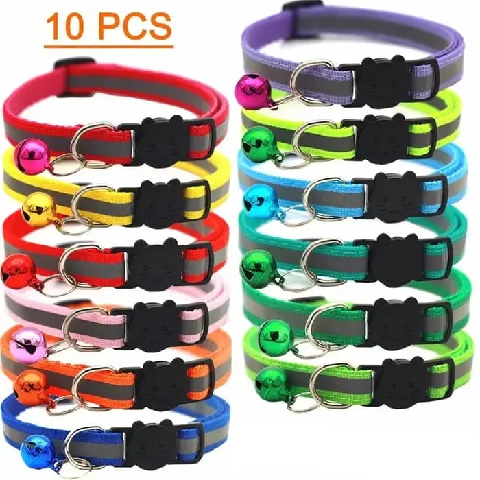Collier réglable avec clochette pour animal de compagnie