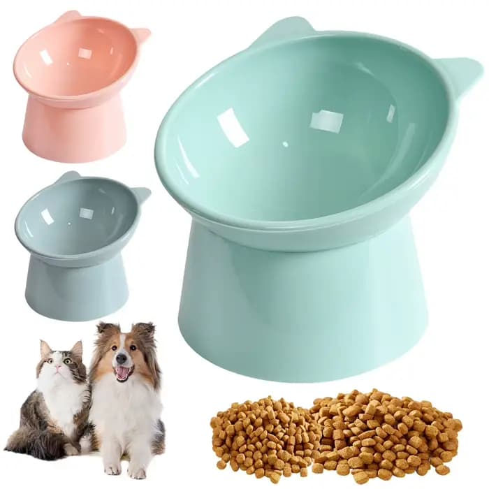 Bol incliné pour chat, bol surélevé ergonomique pour chat