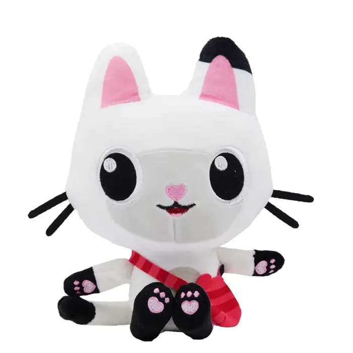 Peluches d'animaux Gabby Dollhouse, Adorables jouets en peluche Gaby, Peluche chat de la maison, Animaux en peluche de dessin animé, Peluches chat sirène pour enfants