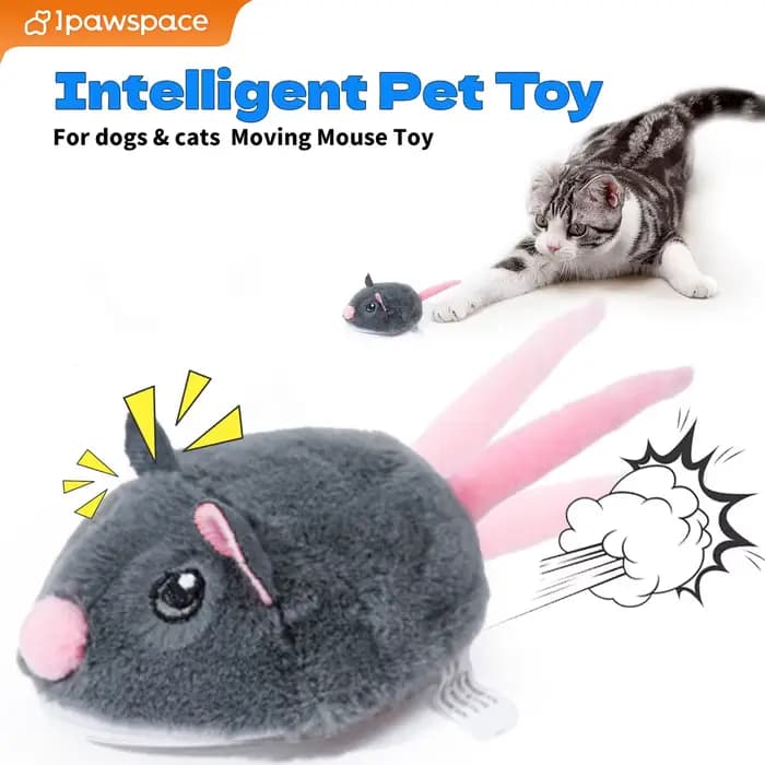 Souris électrique interactive pour chat