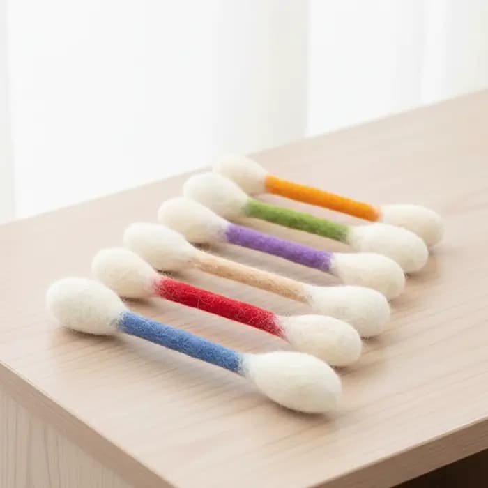 6 Jouets géants en forme de coton-tige pour chat avec herbe à chat