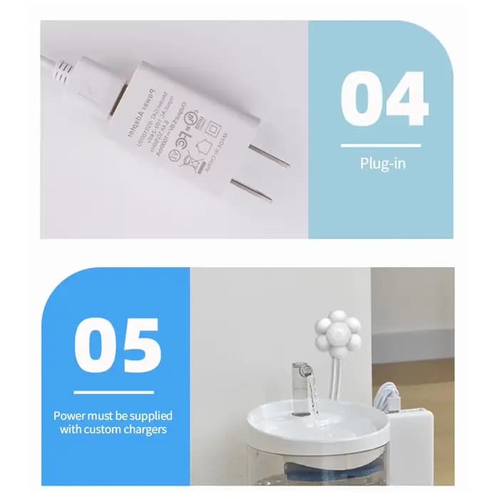 Distributeur automatique d'eau pour animaux de compagnie