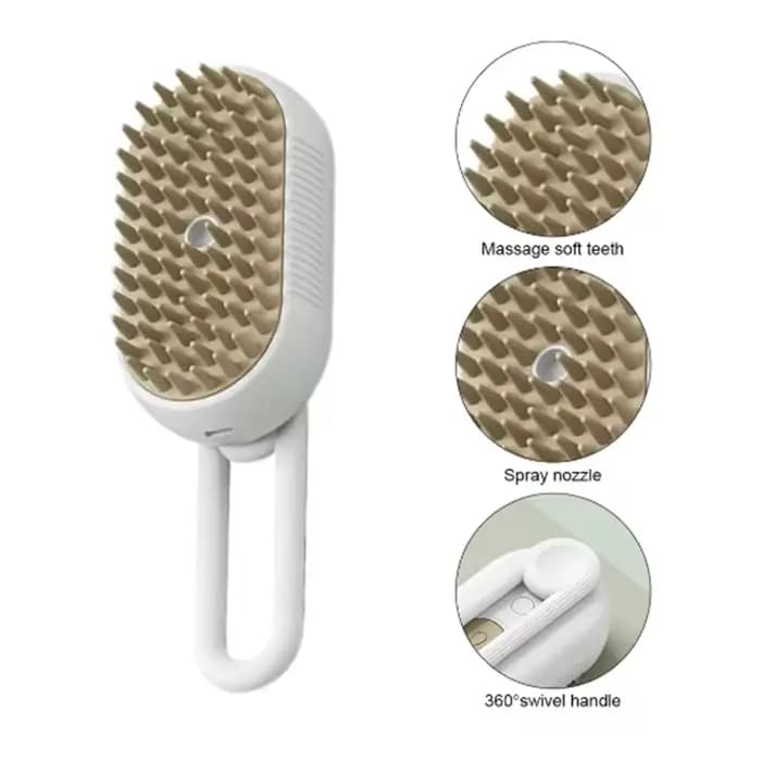 Brosse de Massage en Spray pour produits de beauté pour animaux de compagnie