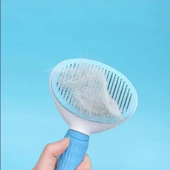 Brosse à poils pour chien et chat, peigne de toilettage et d'entretien, brosse pour chat en acier inoxydable, peigne pour chiens à poils longs, accessoires de nettoyage pour animaux de compagnie