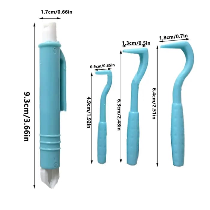 Kit de 4 extracteurs de tiques pour chiens et chats, accessoires durables pour animaux de compagnie, pour éliminer les puces, les poux et les tiques