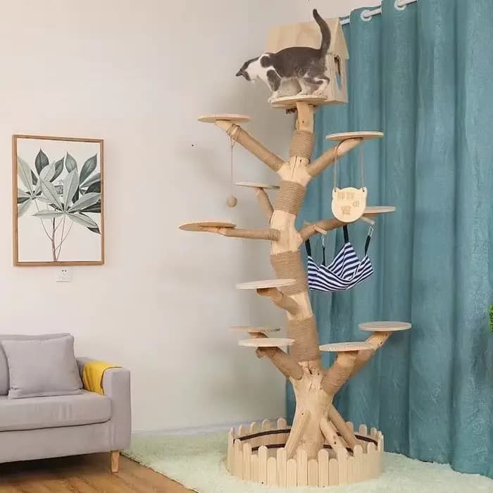 Arbre de simulation d'intérieur pour chat