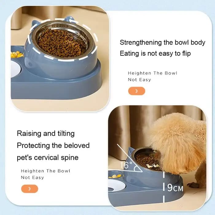 Filles et distributeur d'eau automatique pour animaux de compagnie, récipient de nourriture avec abreuvoir, mangeoire pour chien et chat, stockage d'eau, nouveau, 2 en 1
