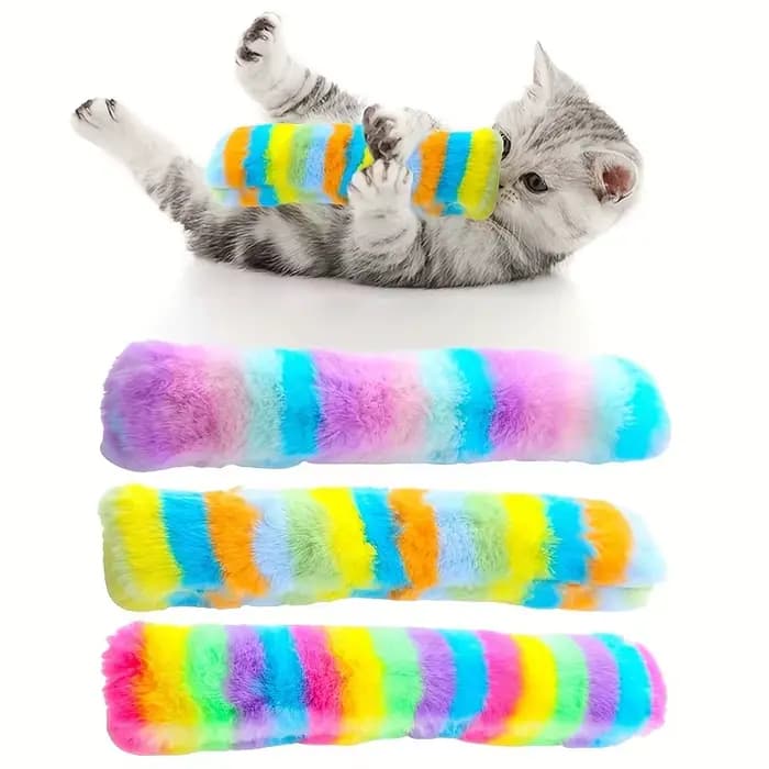 Jouets pour chats, oreiller interactif en peluche pour chatons
