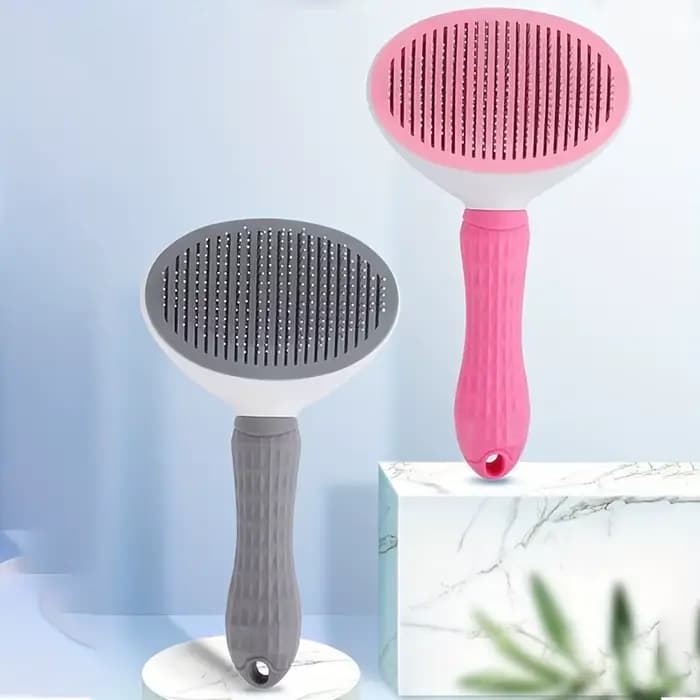 Peigne d'épilation pour animaux de compagnie en un clic pour un toilettage sans effort des chiens et des chats-brosse