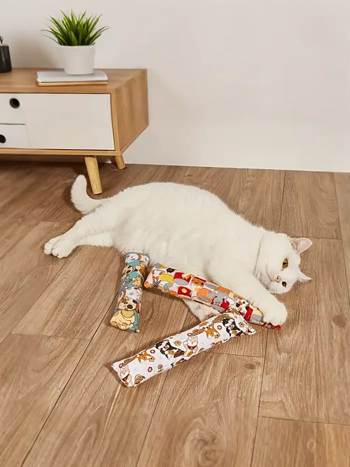 Jouet à mâcher en peluche pour chat - Faites le bonheur et la satisfaction de votre