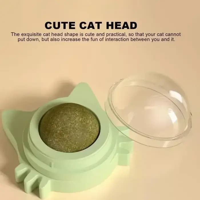 Jouets à la Catnip pour chats – Balle interactive murale d'intérieur à rotation