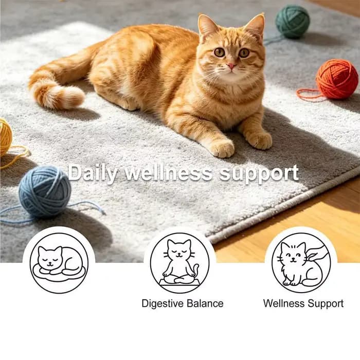 Poudre de taurine saine pour chats avec vitamine E