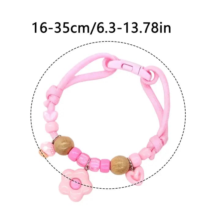 Collier anti-puces pour chat et chien en bois naturel