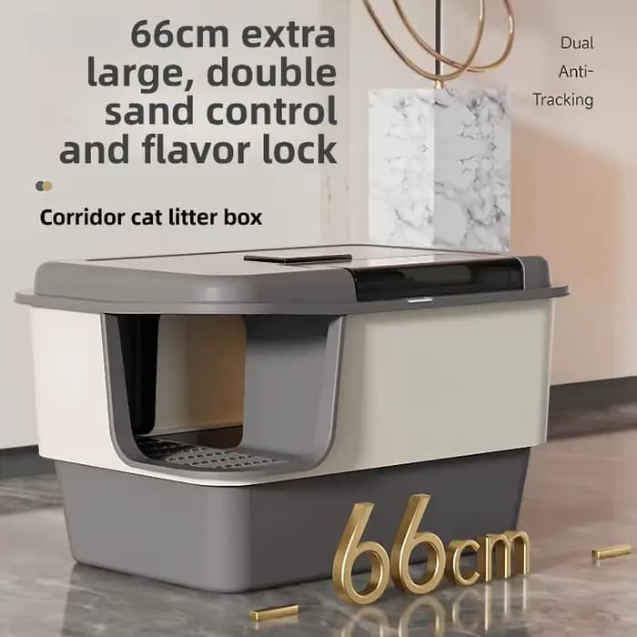 Bac à litière pour chat XXL