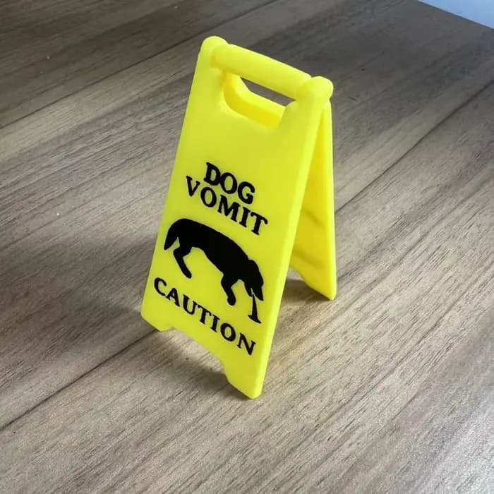Panneau d'avertissement pour chat et chien