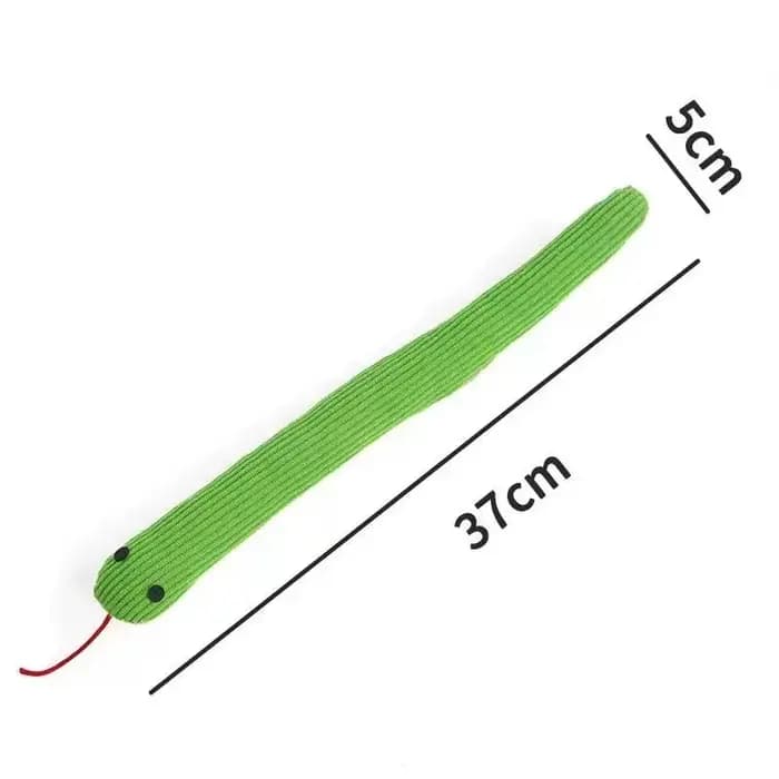 Jouet interactif pour chien et chat en forme de serpent