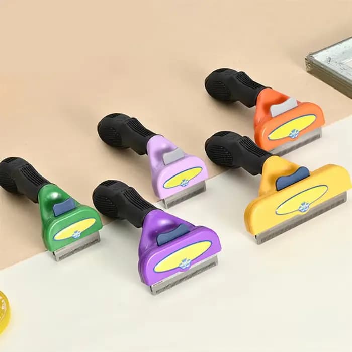 Brosse de toilettage pour animaux de compagnie, peigne d'épilation pour chiens et chats, peignes de Massage pour perte de poils de chat, brosse de nettoyage pour chat
