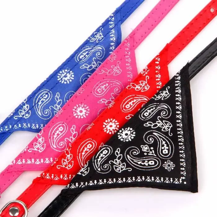 Collier Bandana imprimé mignon pour chat