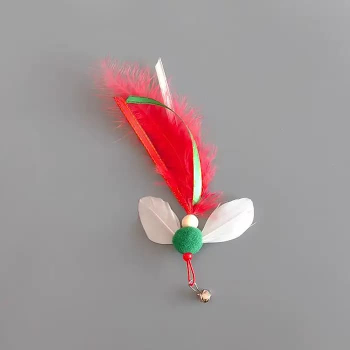 Jouet pour chat en peluche et plumes, 3/5 pièces, jouets interactifs pour chatons