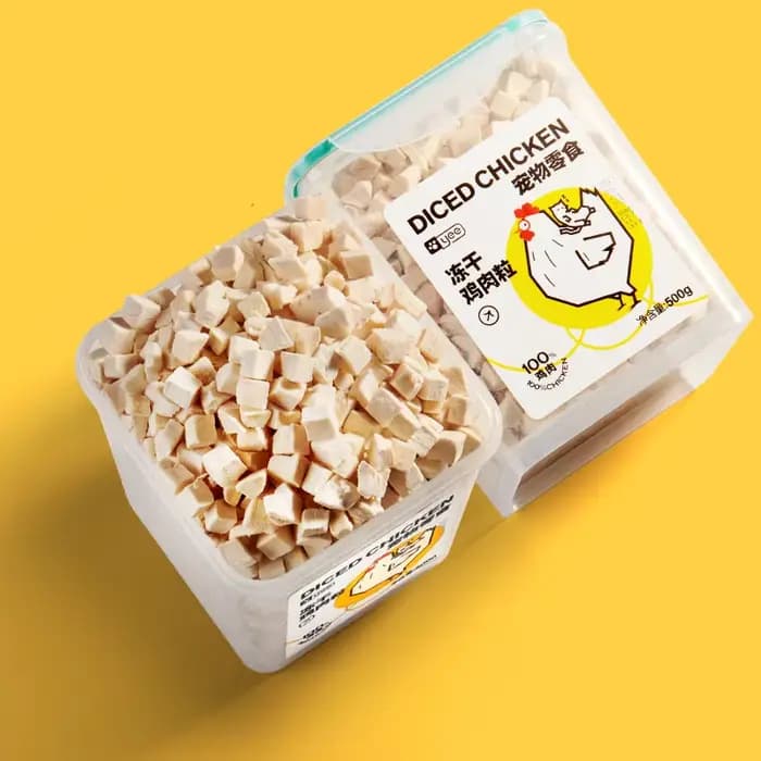 Pellets jetables lyophilisés pour chats