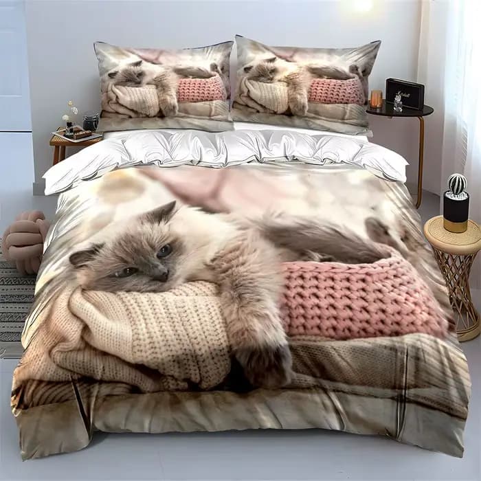 Ensemble de literie pour chat Ragdoll