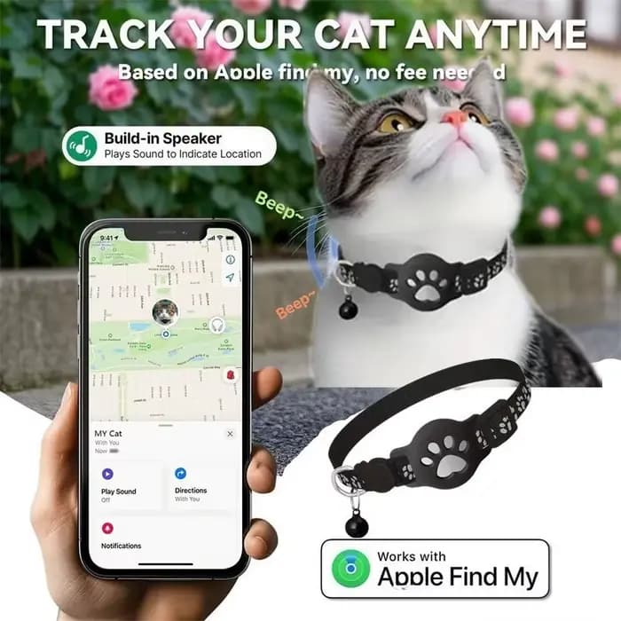 Colliers GPS intelligents pour chats